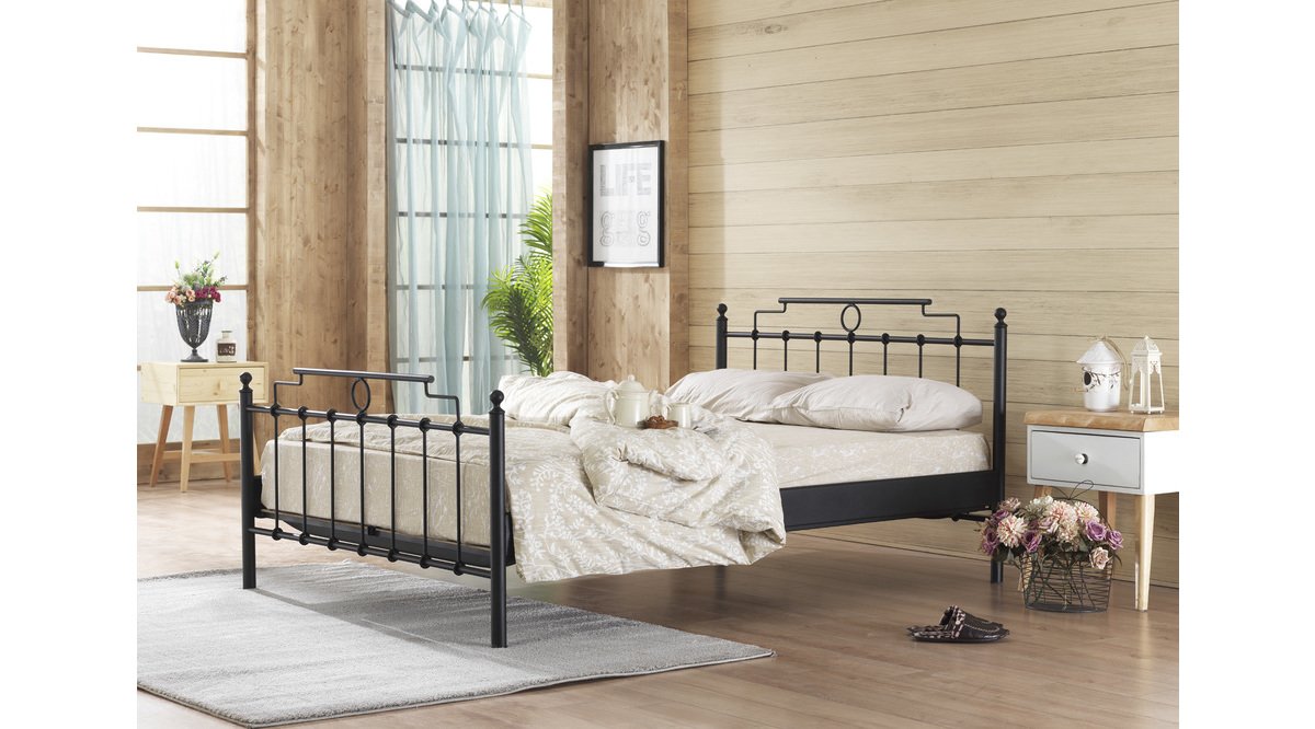 HATKUS 140X200 SİYAH KARYOLA FİYATI Vivense