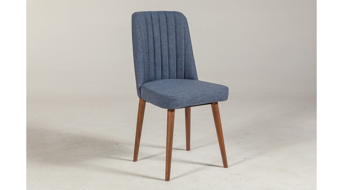 VİNA SANDALYE CEVİZ LACİVERT 1048 FİYATI Vivense