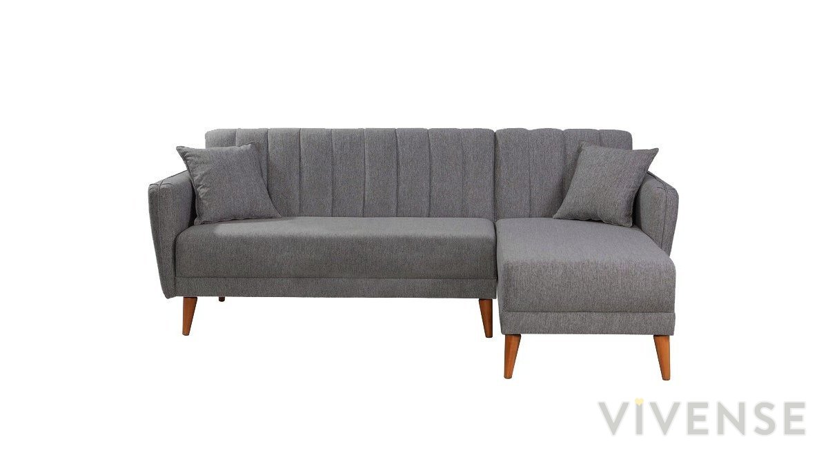 AQUA KÖŞE KOLTUK KOYU GRİ FİYATI Vivense