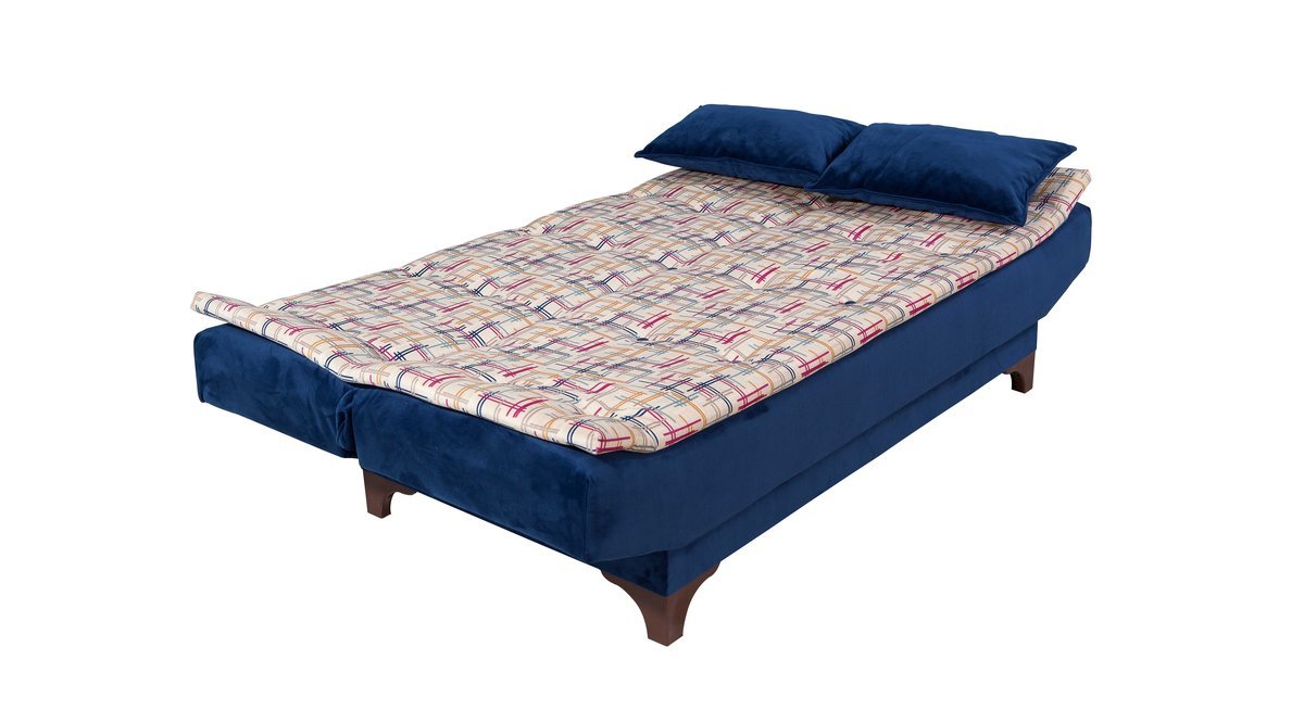 KELEBEK YATAKLI KOLTUK LACİVERT DESENLİ FİYATI Vivense