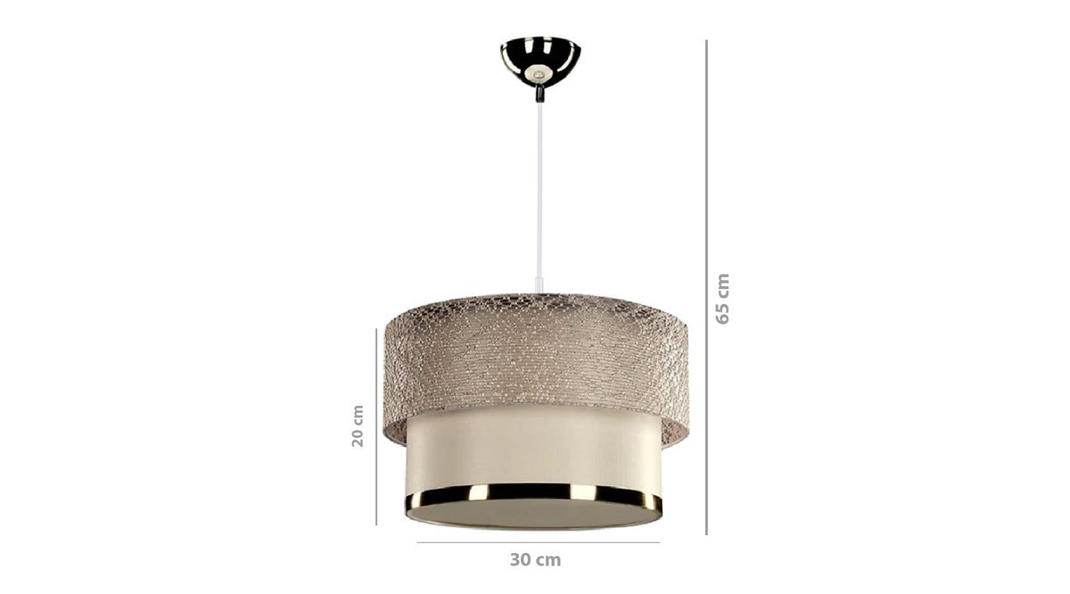 HOMİNG VENÜS PASTA SARKIT AVİZE DANTEL KUMAŞ FİYATI Vivense
