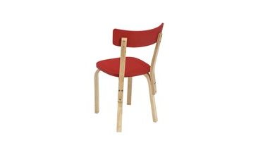 VİTALE TOBİ MASA SANDALYE SETİ KIRMIZI 80X80
