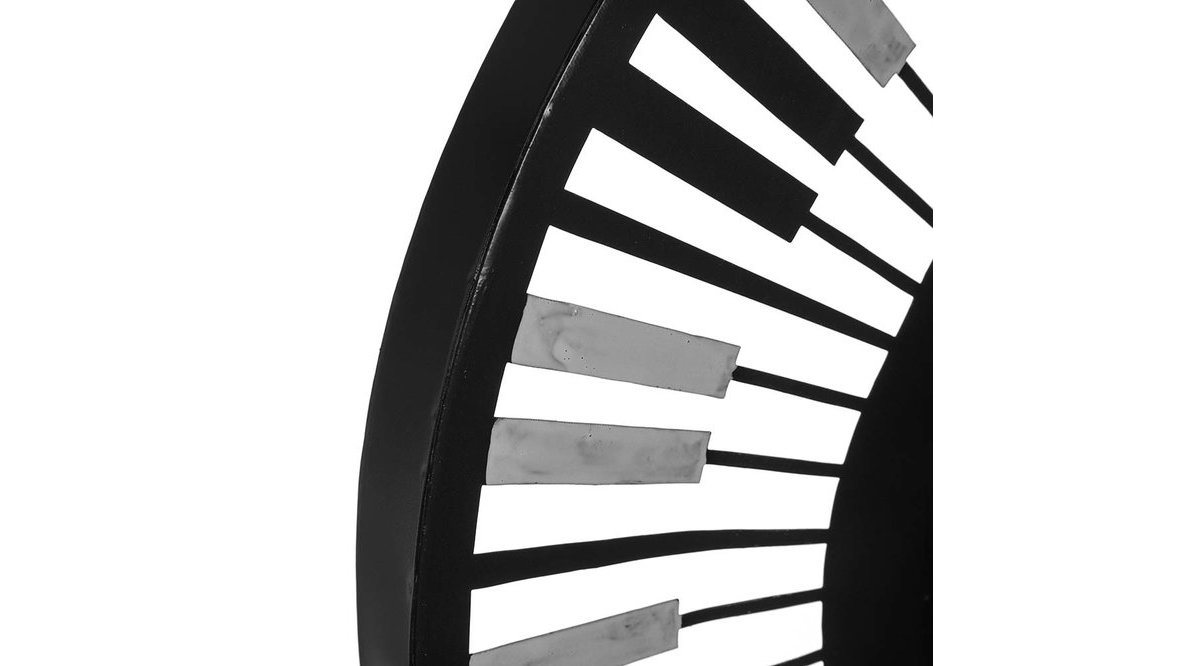 PİYANO METAL DUVAR SAATİ 60X60 CM FİYATI Vivense PİYANO METAL DUVAR SAATİ 60X60 CM FİYATI Vivense