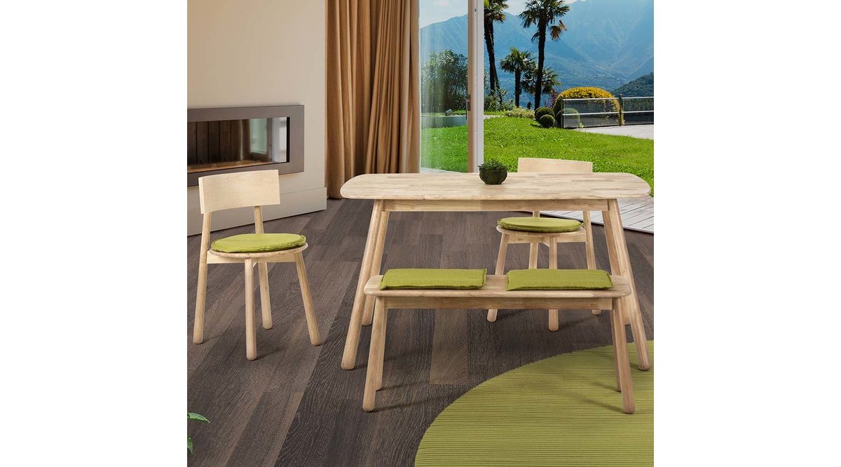 VİTALE SEVEN MASA SANDALYE SETİ YEŞİL FİYATI Vivense