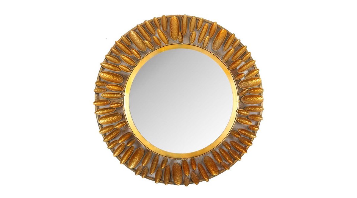 LUX GOLD OVAL DUVAR AYNASI 72X72 CM FİYATI Vivense LUX GOLD OVAL DUVAR AYNASI 72X72 CM FİYATI Vivense