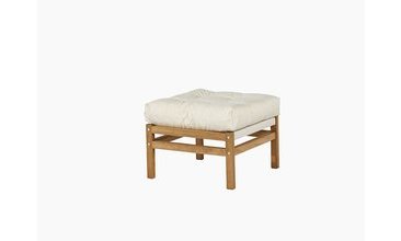 GAGA MOBİLYA AHŞAP PUF BAHÇE MOBİLYASİ 4 ADET PUF +SEHPA - KARİŞİK ÇOK RENKLİ