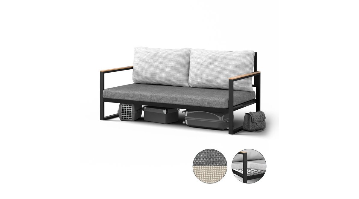 GAGA MOBİLYA METAL BAHÇE MOBİLYASİ GRİ FİYATI Vivense