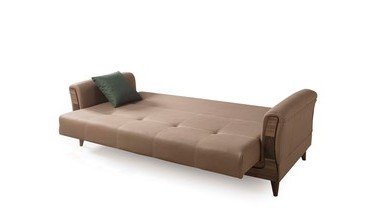 TİFFANY ÜÇLÜ KANEPE KAHVERENGİ