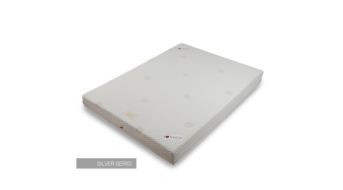SİLVER 7CM VİSCO KATMANLI ORTOPEDİK YATAK ÇİFT KİŞİLİK 140X190 FİYATI
