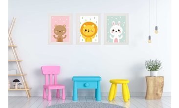 SEVİMLİ HAYVANLAR TABLO SETİ