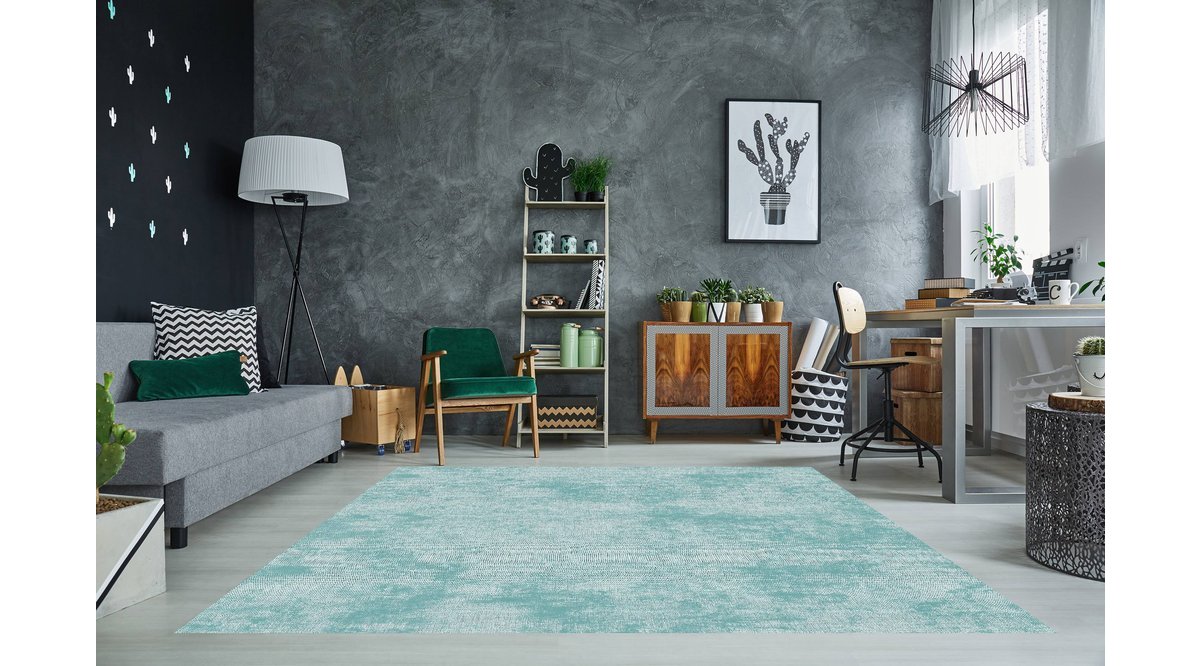 TURKUAZ DESENLİ HALI 60X100 FİYATI Vivense