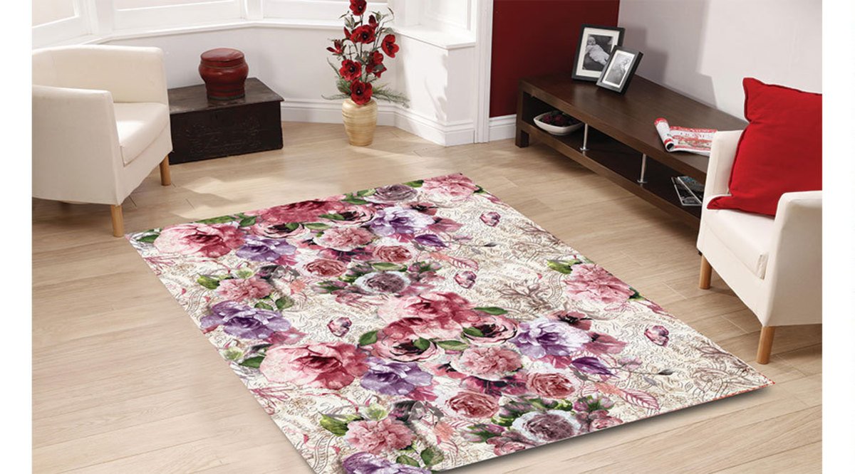 PATCHWORK GÜL BAHÇESİ HALI FİYATI Vivense