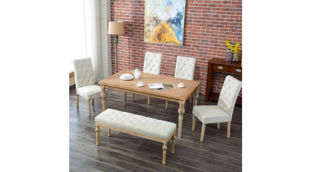 BAVİN MASA TAKIMI BEYAZ FİYATI Vivense