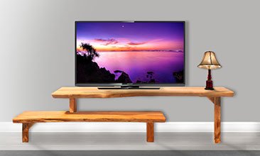 WOOD PORTATİF TV ÜNİTESİ