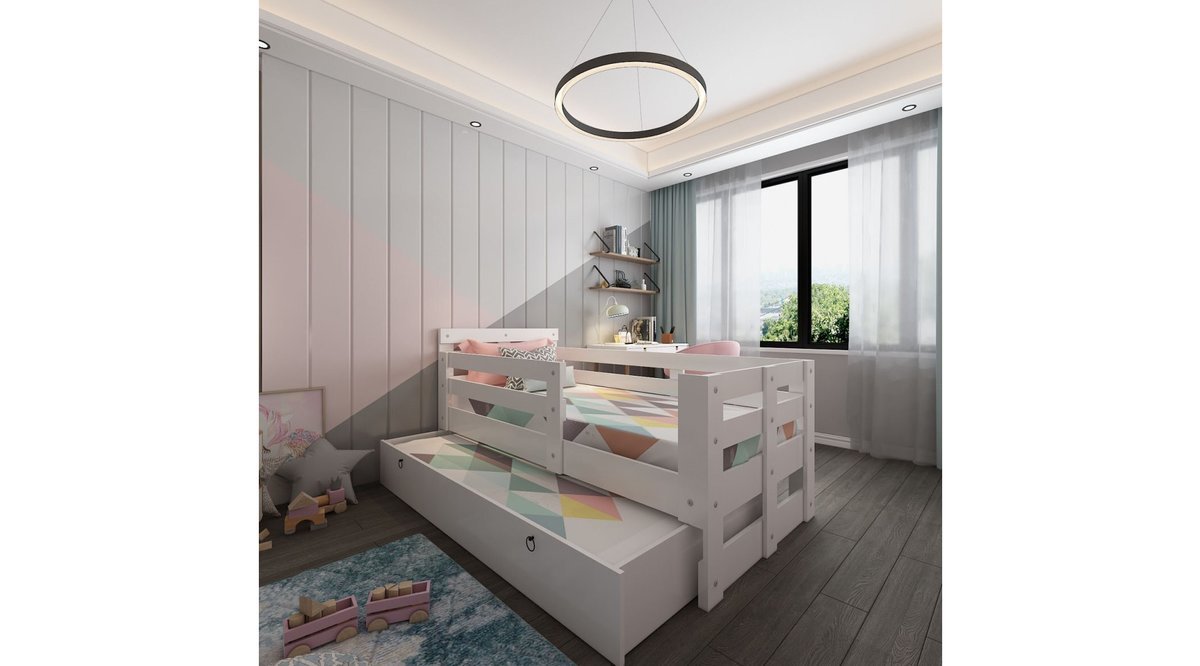 VEGAWİN MONTESSORİ MDF YAVRULU KARYOLA 90X190 UYUMLU