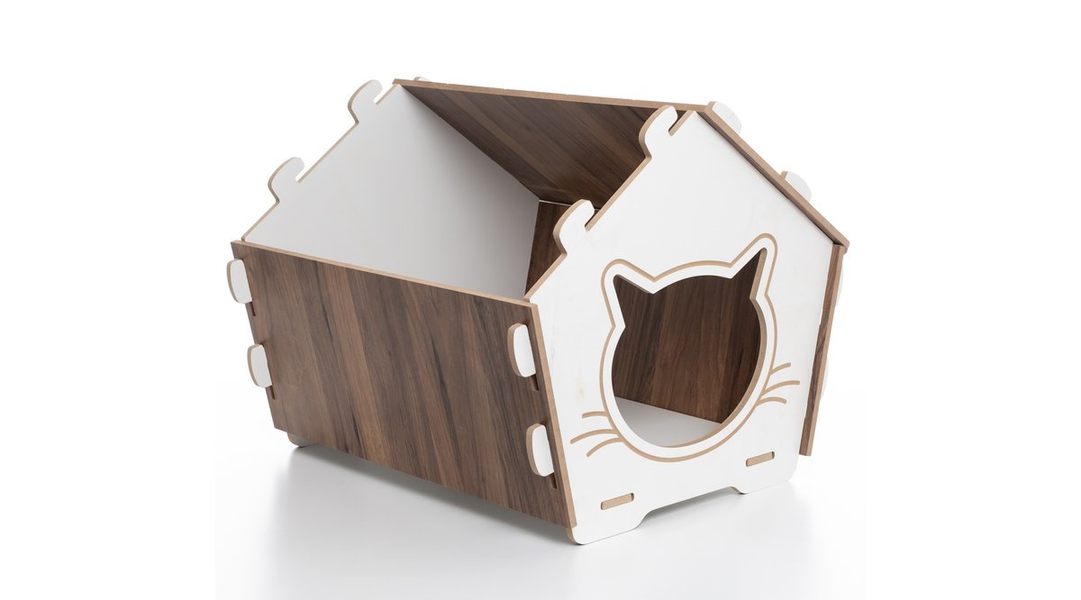 AHŞAP KEDİ KÖPEK EVİ MİNDERLİ FİYATI Vivense