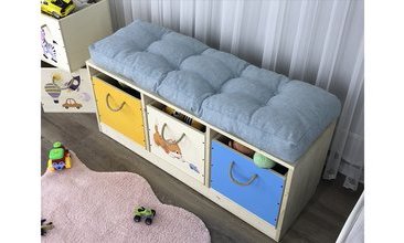 BEYBİ CONCEPT MASİF AHŞAP MONTESSORİ 3 KUTULU MİNDERLİ OYUNCAK TOPLAMA SANDIĞI