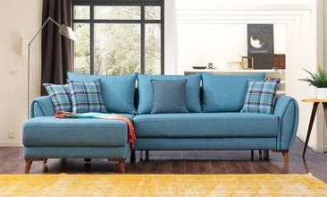 EGE KÖŞE KOLTUK MAVİ