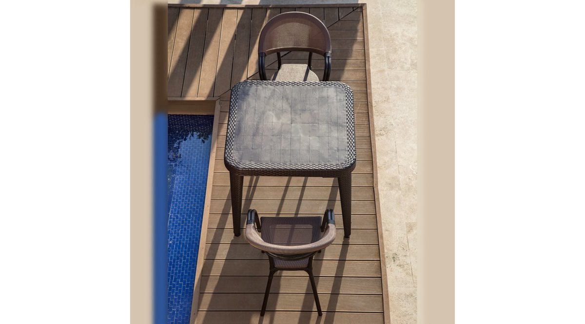 TİLİA SOPHİA 4 KİŞİLİK CAMSIZ MASA SANDALYE TAKIMI BAHÇE BALKON SETİ