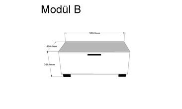 BİRU TV ÜNİTESİ MEŞE-SİYAH