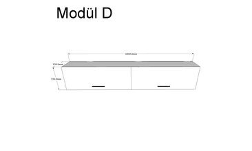 BİRU TV ÜNİTESİ MEŞE-SİYAH