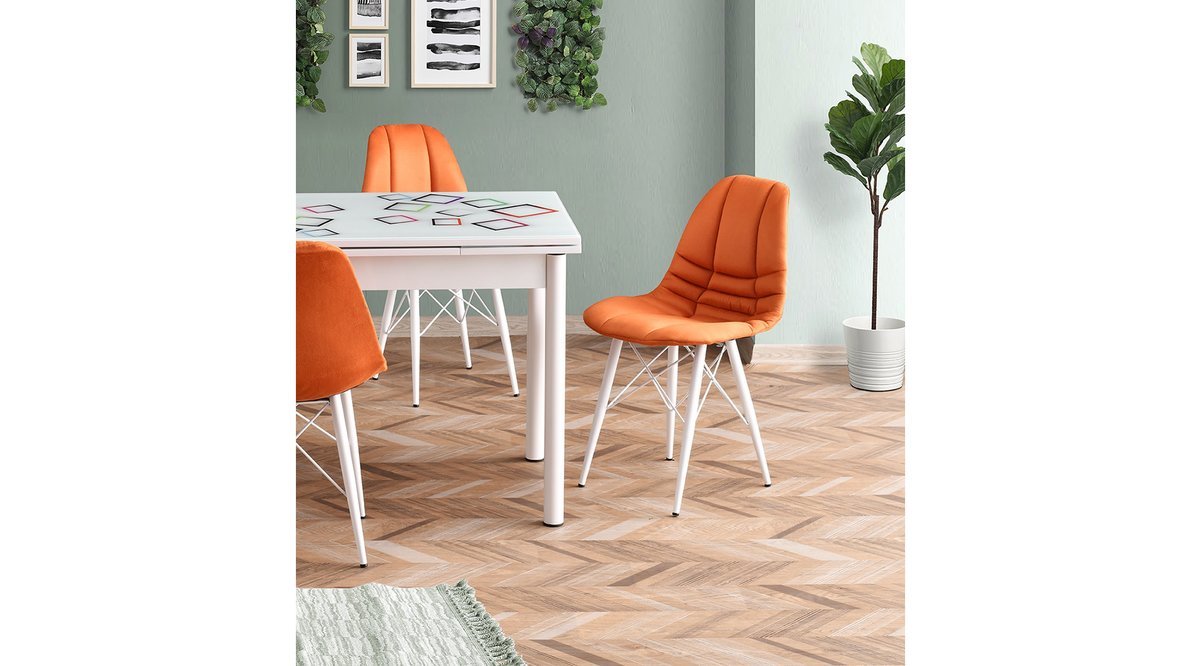 VEGAS MASA TAKIMI LİNA SANDALYE BEYAZ FİYATI Vivense