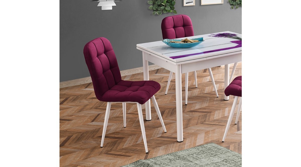 VEGAS MASA TAKIMI ESTA SANDALYE BEYAZ FİYATI Vivense