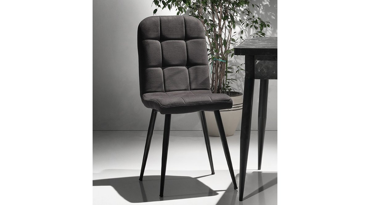 ORKA MASA + 4 AD 4106ANTSİYAH ESTA SANDALYE FİYATI Vivense