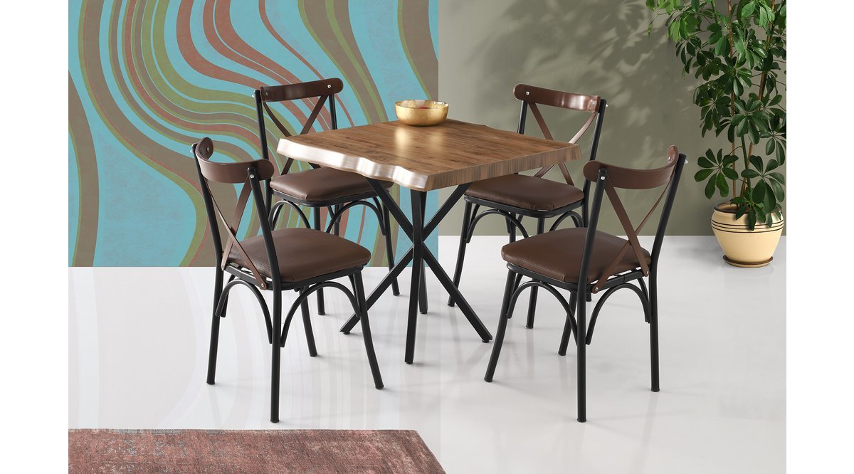 NANTES MASA + 4 AD 36501KHVSYH BAHAR ÇAPRAZ SANDALYE FİYATI Vivense