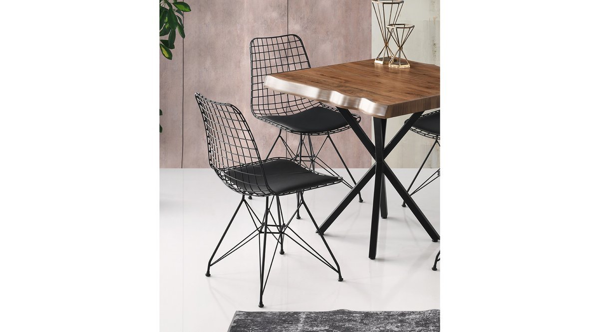 NANTES MASA + 4 AD SN00236 SYH TEL SANDALYE FİYATI Vivense