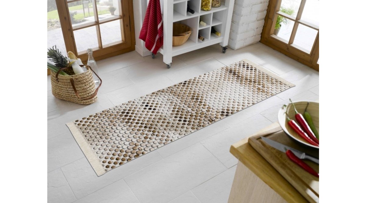 KAHVERENGİ YUMUŞAK TABAN KESME YOLLUK HALI 80X200 CM FİYATI Vivense
