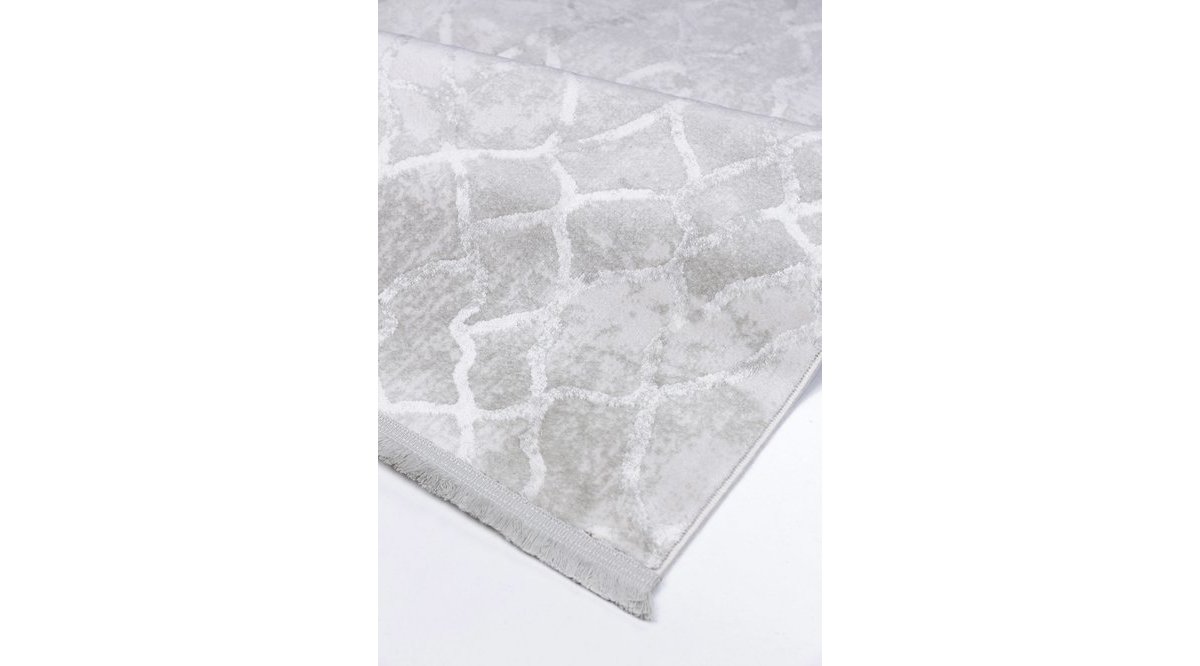 GEOMETRİCA 35026A GRİ KESME AKRİLİK HALI 80 CM 80*50 FİYATI Vivense