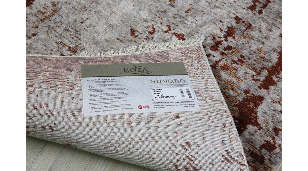 NİRVANA BORDO HALI 75284A FİYATI Vivense