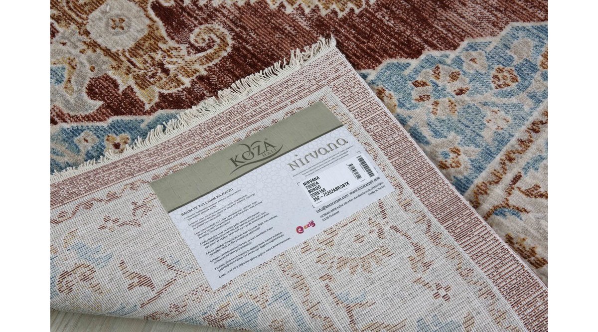 NİRVANA BORDO HALI 75262A FİYATI Vivense
