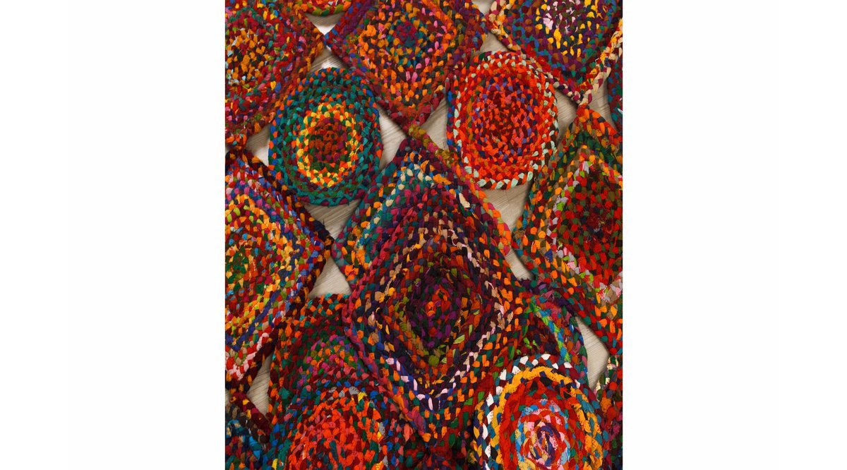 KOZA HALI NATURA JÜT HASIR HALI 00009A MULTİ 90X150 FİYATI Vivense
