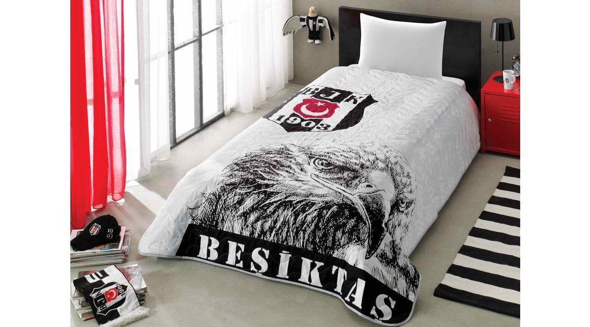LİSANSLI BEŞİKTAŞ YATAK ÖRTÜSÜ TEK KİŞİLİK FİYATI Vivense