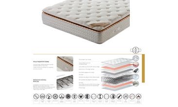 COMFORT ORTOPEDİK YAYLI YATAK 90X190