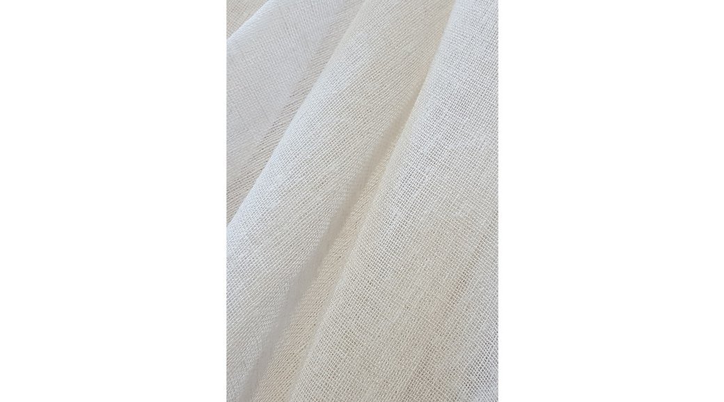 Belle Cose Duz Dikim Keten Gorunumlu Hazir Tul Perde Kirik Beyaz Fiyati Vivense