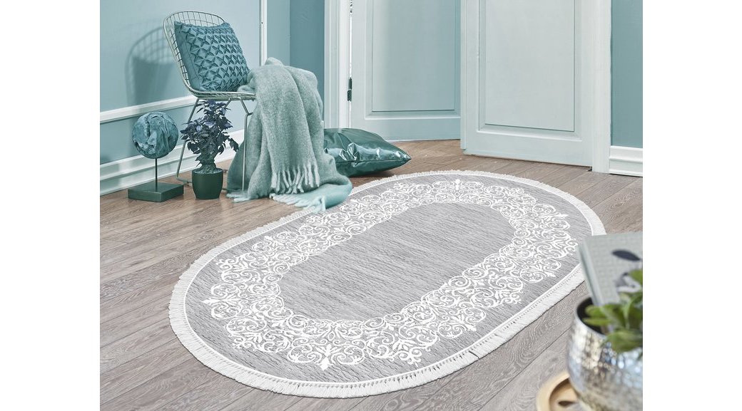 Dekoreko Inci Hali Dijital Sacakli Oval 1811 Desen 1 120x180 Cm Fiyati Vivense