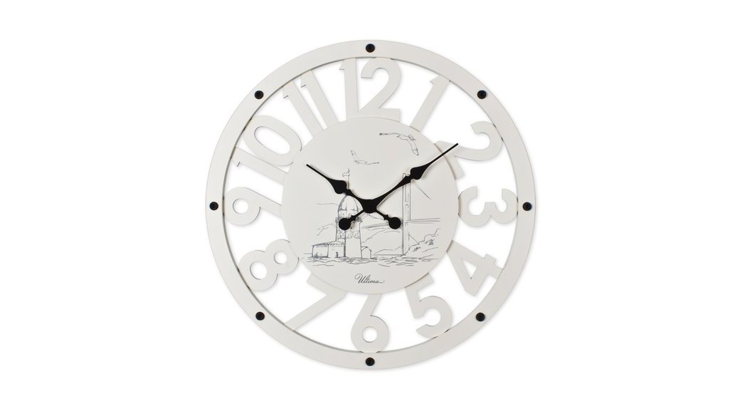 Ultima Regal Ahsap Iskelet Duvar Saati Buyuk Boy Beyaz Fiyati Vivense