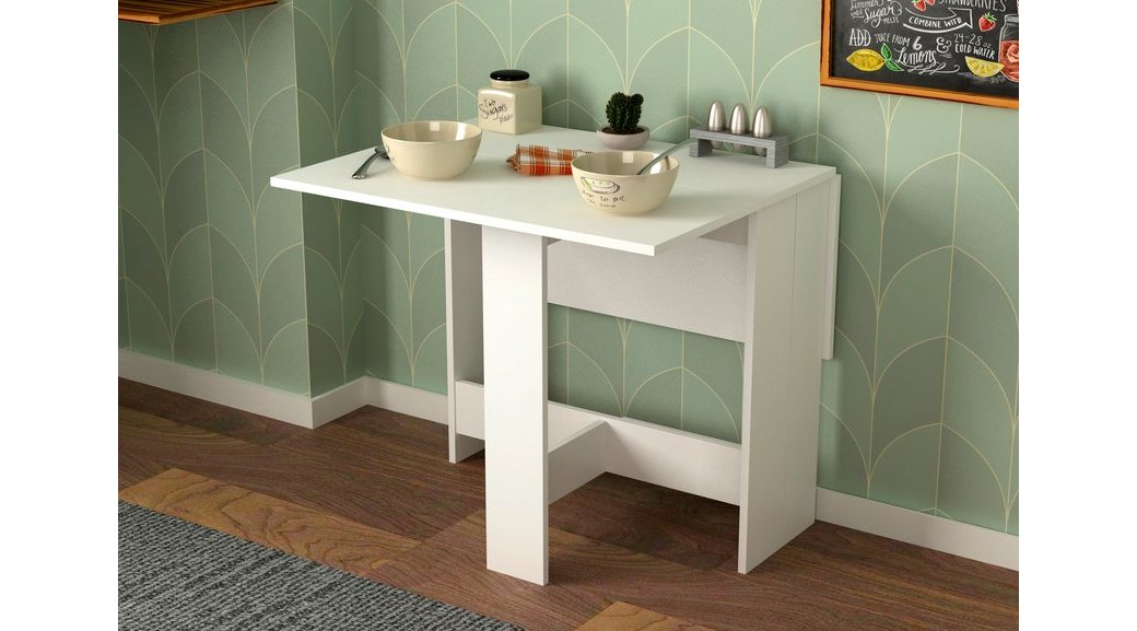 furinal katlanir acilir mutfak masasi mat beyaz fiyati vivense