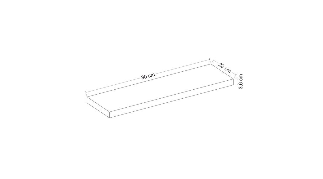 Minar Gizli Raf Tutuculu Tekli Duvar Rafi 80cm Mat Beyaz Fiyati Vivense