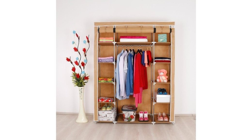 Prado Stark Cift Yandan Rafli Bez Dolap Bej Fiyati Vivense