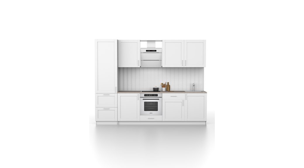 Pia Beyaz Mutfak Dolabi Mese Tezgah 300 Cm Fiyati Vivense