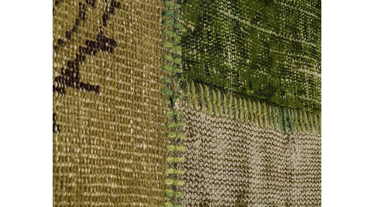 YEŞİL PATCHWORK HALI FİYATI Vivense
