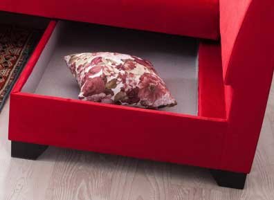 ESSE KÖŞE KOLTUK TAKIMI KIRMIZI