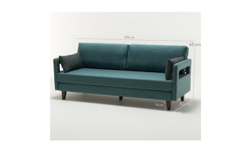 COMFORT YATAKLI KANEPE TURKUAZ ELİTE