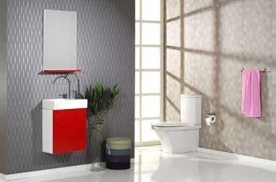 MİNİ HİLTON BANYO DOLAP TAKIMI 45LİK BEYAZ