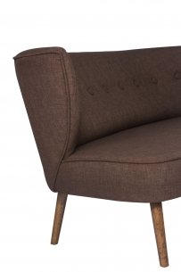 BRENTWOOD LOVESEAT İKİLİ KANEPE  KAHVE