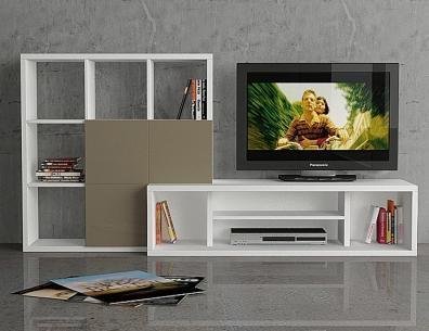 DECORTIE DEBİ TV SEHPASI - CAPPUCİNO KAPAK